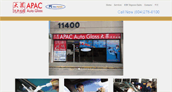 Desktop Screenshot of apacautoglass.com